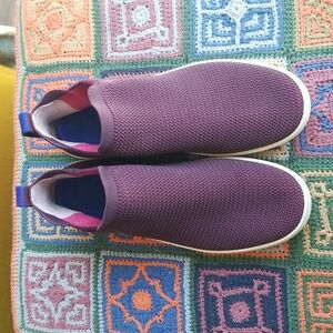 Rothy's The Chelsea Berry High Top Sneaker Boots Size 9.5